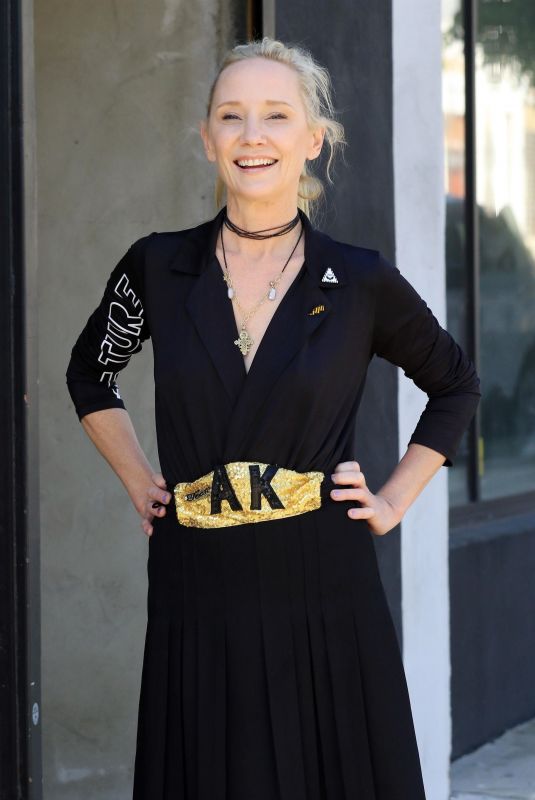ANNE HECHE at a Dance Studio in Los Angeles 10/02/2020