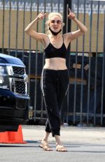 ANNE HECHE at Dancing with the Stars Studio in Los Angeles 10/04/2020