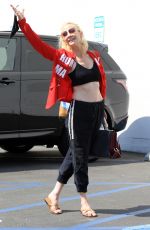 ANNE HECHE at Dancing with the Stars Studio in Los Angeles 10/04/2020
