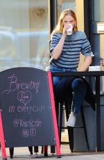ANNE VYALITSYNA Out for Coffee at The Kava in New York 10/23/2020
