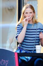 ANNE VYALITSYNA Out for Coffee at The Kava in New York 10/23/2020
