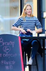 ANNE VYALITSYNA Out for Coffee at The Kava in New York 10/23/2020