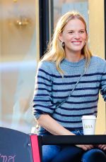 ANNE VYALITSYNA Out for Coffee at The Kava in New York 10/23/2020