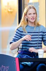 ANNE VYALITSYNA Out for Coffee at The Kava in New York 10/23/2020