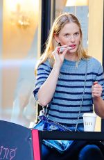 ANNE VYALITSYNA Out for Coffee at The Kava in New York 10/23/2020