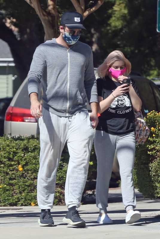 ARIEL WINTER and Luke Benward Out in Los Angeles 10/29/2020