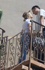 ASHLEY BENSON and G-Eazy Arrives at Their Home in Los Angeles 10/02/2020