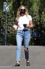 ASHLEY BENSON and G-Eazy Arrives at Their Home in Los Angeles 10/02/2020