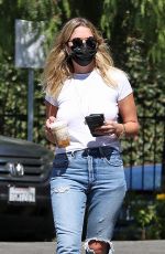 ASHLEY BENSON and G-Eazy Arrives at Their Home in Los Angeles 10/02/2020