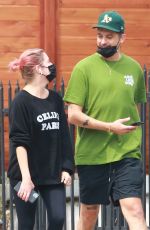 ASHLEY BENSON and G-Eazy Out for Coffee in Los Angeles 10/09/2020