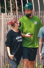 ASHLEY BENSON and G-Eazy Out for Coffee in Los Angeles 10/09/2020