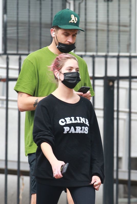 ASHLEY BENSON and G-Eazy Out for Coffee in Los Angeles 10/09/2020