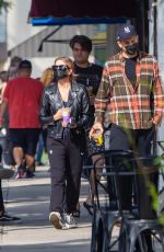 ASHLEY BENSON and G-Eazy Out for Coffee in Studio City 10/20/2020