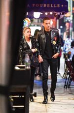 ASHLEY BENSON and G-Eazy Out for Dinner at La Poubelle in Hollywood 10/11/2020