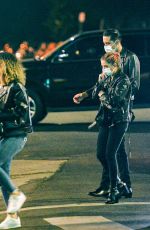ASHLEY BENSON and G-Eazy Out for Dinner at La Poubelle in Hollywood 10/11/2020
