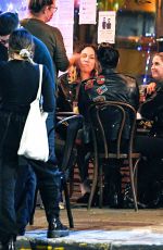 ASHLEY BENSON and G-Eazy Out for Dinner at La Poubelle in Hollywood 10/11/2020