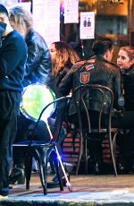 ASHLEY BENSON and G-Eazy Out for Dinner at La Poubelle in Hollywood 10/11/2020