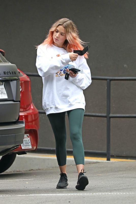 ASHLEY BENSON Out for Coffee in Los Angeles 10/22/2020