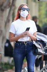 ASHLEY BENSON Out fot Lunch at Croft Alley in West Hollywood 10/21/2020