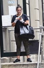 ASHLEY GRAHAM Leaves a gym in New York 10/02/2020