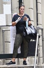 ASHLEY GRAHAM Leaves a gym in New York 10/02/2020