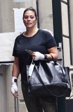 ASHLEY GRAHAM Leaves a gym in New York 10/02/2020