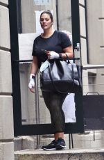 ASHLEY GRAHAM Leaves a gym in New York 10/02/2020