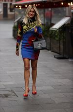 ASHLEY ROBERTS Arrives at Heart Radio in London 10/01/2020