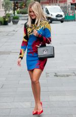 ASHLEY ROBERTS Arrives at Heart Radio in London 10/01/2020