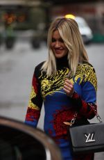 ASHLEY ROBERTS Arrives at Heart Radio in London 10/01/2020