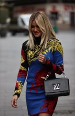 ASHLEY ROBERTS Arrives at Heart Radio in London 10/01/2020