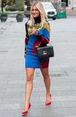 ASHLEY ROBERTS Arrives at Heart Radio in London 10/01/2020