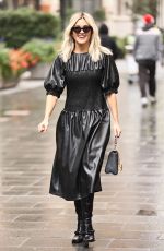 ASHLEY ROBERTS Arrives at Heart Radio in London 10/06/2020