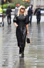 ASHLEY ROBERTS Arrives at Heart Radio in London 10/06/2020
