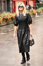 ASHLEY ROBERTS Arrives at Heart Radio in London 10/06/2020