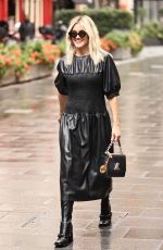 ASHLEY ROBERTS Arrives at Heart Radio in London 10/06/2020