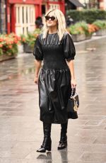 ASHLEY ROBERTS Arrives at Heart Radio in London 10/06/2020