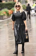 ASHLEY ROBERTS Arrives at Heart Radio in London 10/06/2020