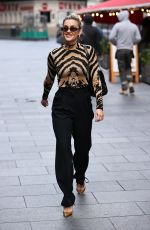 ASHLEY ROBERTS Arrives at Heart Radio in London 10/13/2020