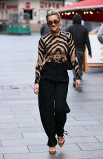 ASHLEY ROBERTS Arrives at Heart Radio in London 10/13/2020