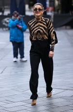 ASHLEY ROBERTS Arrives at Heart Radio in London 10/13/2020