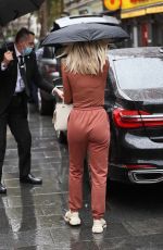 ASHLEY ROBERTS Leaves Global Studios in London 10/02/2020