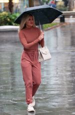 ASHLEY ROBERTS Leaves Global Studios in London 10/02/2020