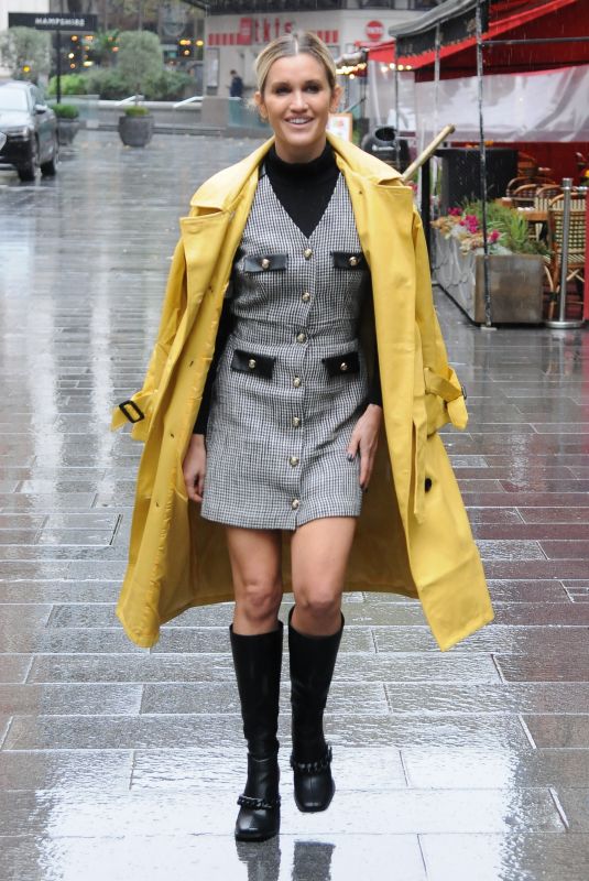 ASHLEY ROBERTS Leaves Global Studios in London 10/29/2020