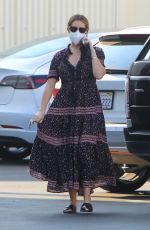 ASHLEY TISDALE Leaves a Studio in Los Angeles 10/16/2020