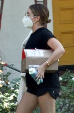 ASHLEY TISDALE Visits Her Mother in Toluka Lake 10/07/2020
