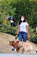 AUBREY PLAZA and Jeff Baena Out with Their Dogs in Los Feliz 10/14/2020