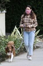 AUBREY PLAZA and Jeff Baena Out with Their Dogs in Los Feliz 10/24/2020
