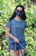 AUBREY PLAZA Out with Her Dogs in Los Angeles 10/17/2020