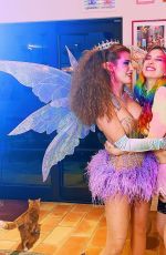 BELLA and DANI THORNE as a Fairy Sisters - Istagram Photos 10/19/2020